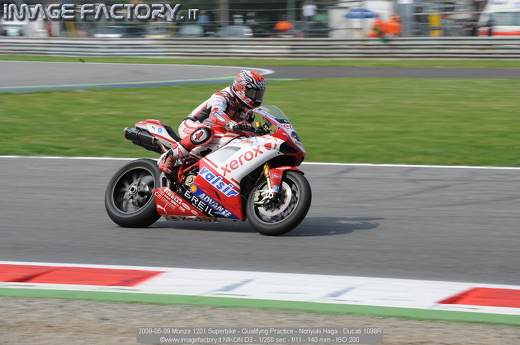 2009-05-09 Monza 1201 Superbike - Qualifyng Practice - Noriyuki Haga - Ducati 1098R
